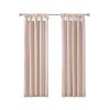 Twist Tab Lined Window Curtain Panel(Only 1 Pc Panel)