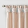 Twist Tab Lined Window Curtain Panel(Only 1 Pc Panel)