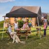 8X8ft dark grey, beveled, non-woven, Folding Shed, Oxford cloth, spray iron pipe, portable