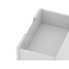 Manhattan Comfort Rockefeller 2.0 Mid-Century Modern 2-Drawer Nightstand in White