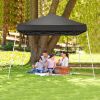 8X8ft dark grey, beveled, non-woven, Folding Shed, Oxford cloth, spray iron pipe, portable